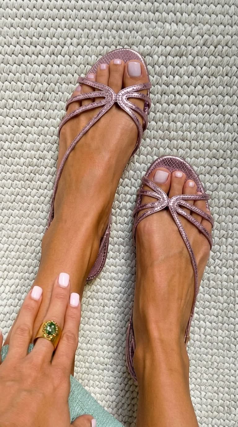 Emilia – Golden Summer Elegance Sandals