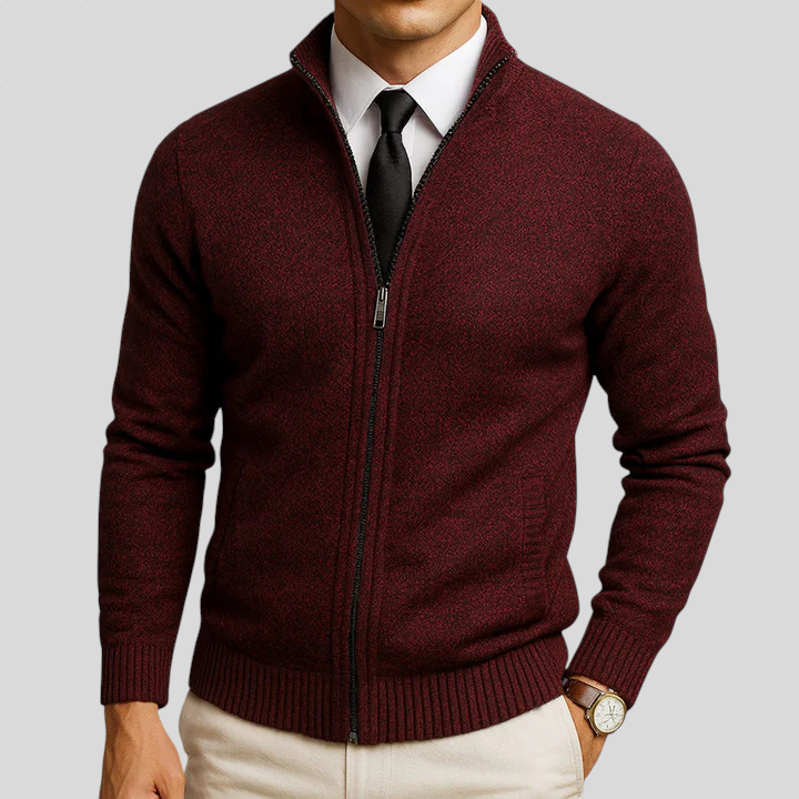 RAVINO ZIP-UP CARDIGAN