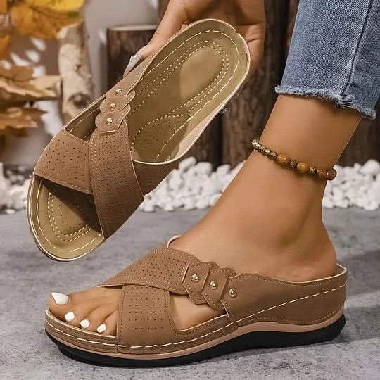 SOLARA WEDGE SANDALS