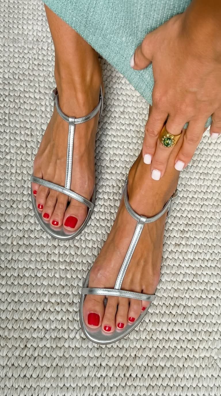Eloise – Golden Spring Sandals