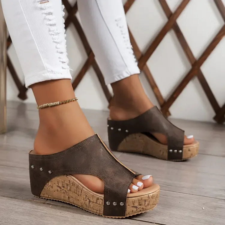 Melissa | Arch Support Wedge Sandals