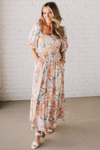ELARA FLORAL MAXI DRESS