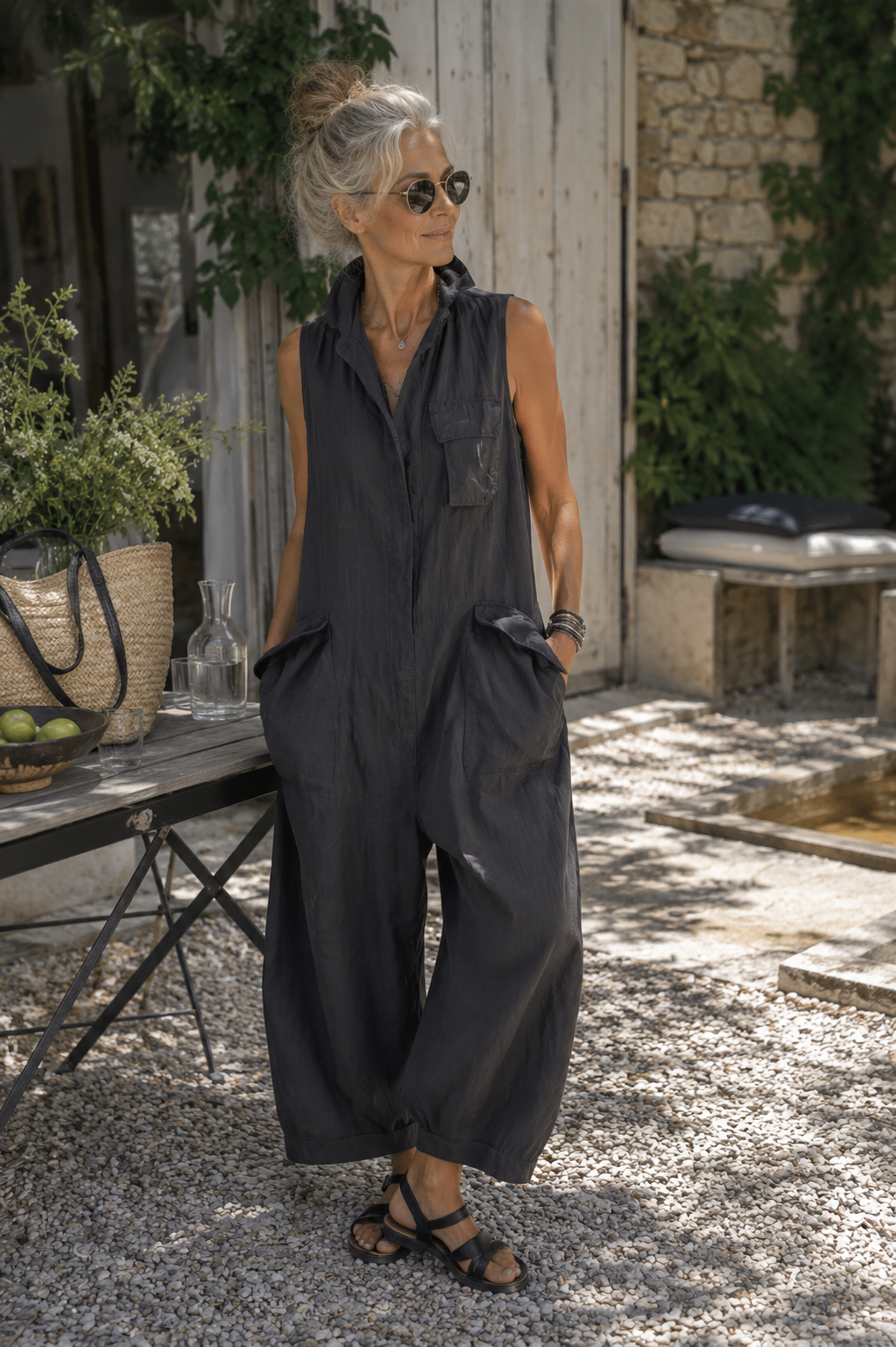 Brooke – Relaxed Sleeveless Jumpsuit