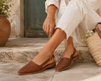 Aurora | Woven Slingback Loafer