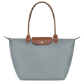 Longchamp - Large Le Pliage Tote, Steel