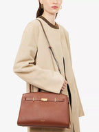 Amélisse - Stylish Midi Leather Handbag