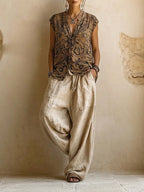 The Florence Linen-Blend Co-ord Set
