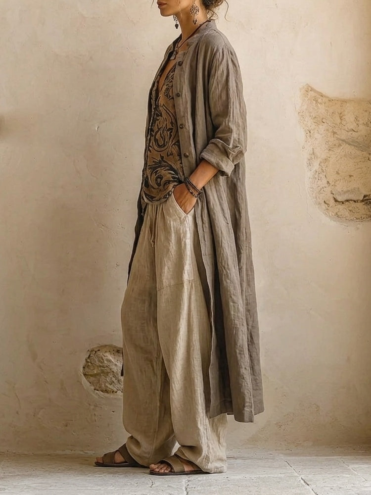 The Florence Linen-Blend Co-ord Set