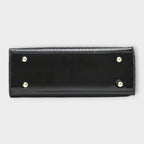 Maison Verdelle -  Shiny Crocodile Skin Pattern Handbag