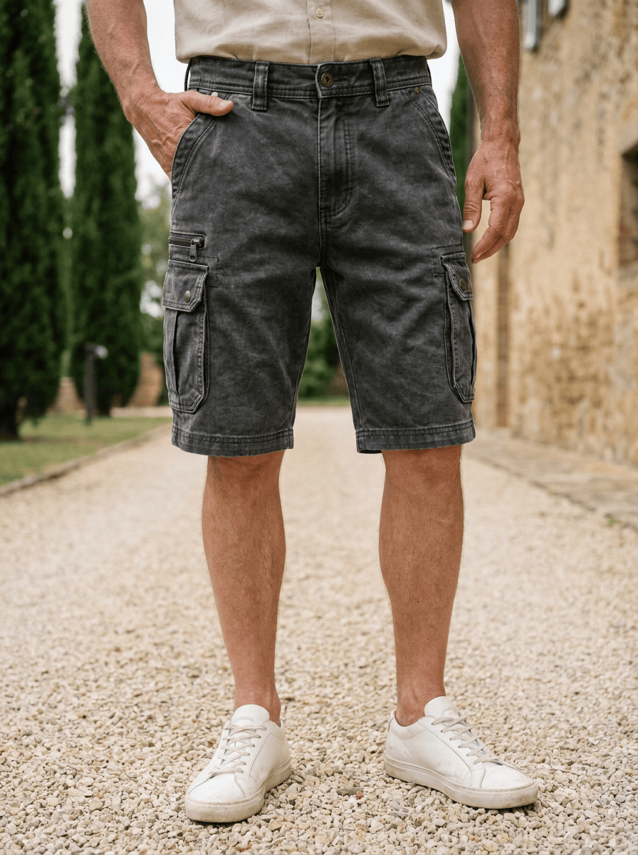 Beeckhoven™ | Functionele Denim Cargo Short