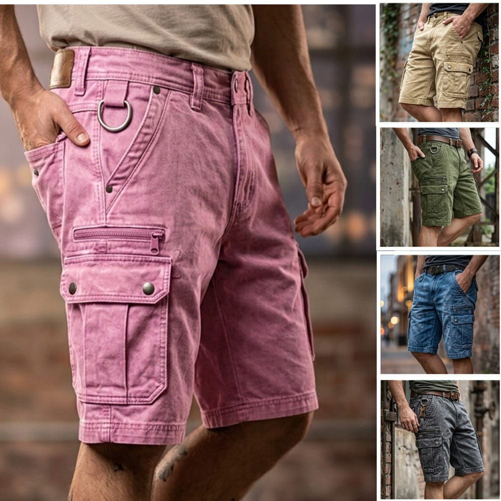 Beeckhoven™ | Functionele Denim Cargo Short
