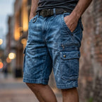 Beeckhoven™ | Functionele Denim Cargo Short