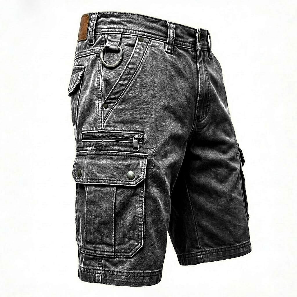 Beeckhoven™ | Functionele Denim Cargo Short