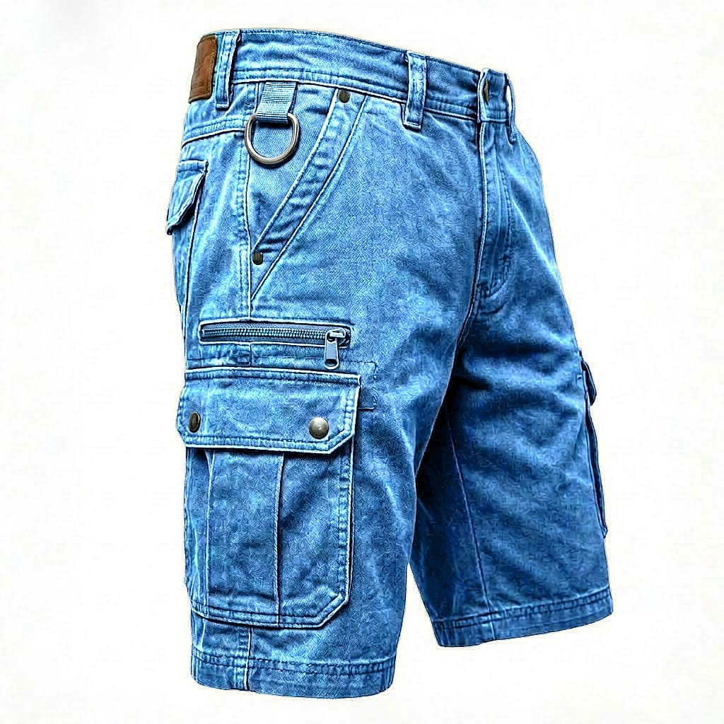 Beeckhoven™ | Functionele Denim Cargo Short