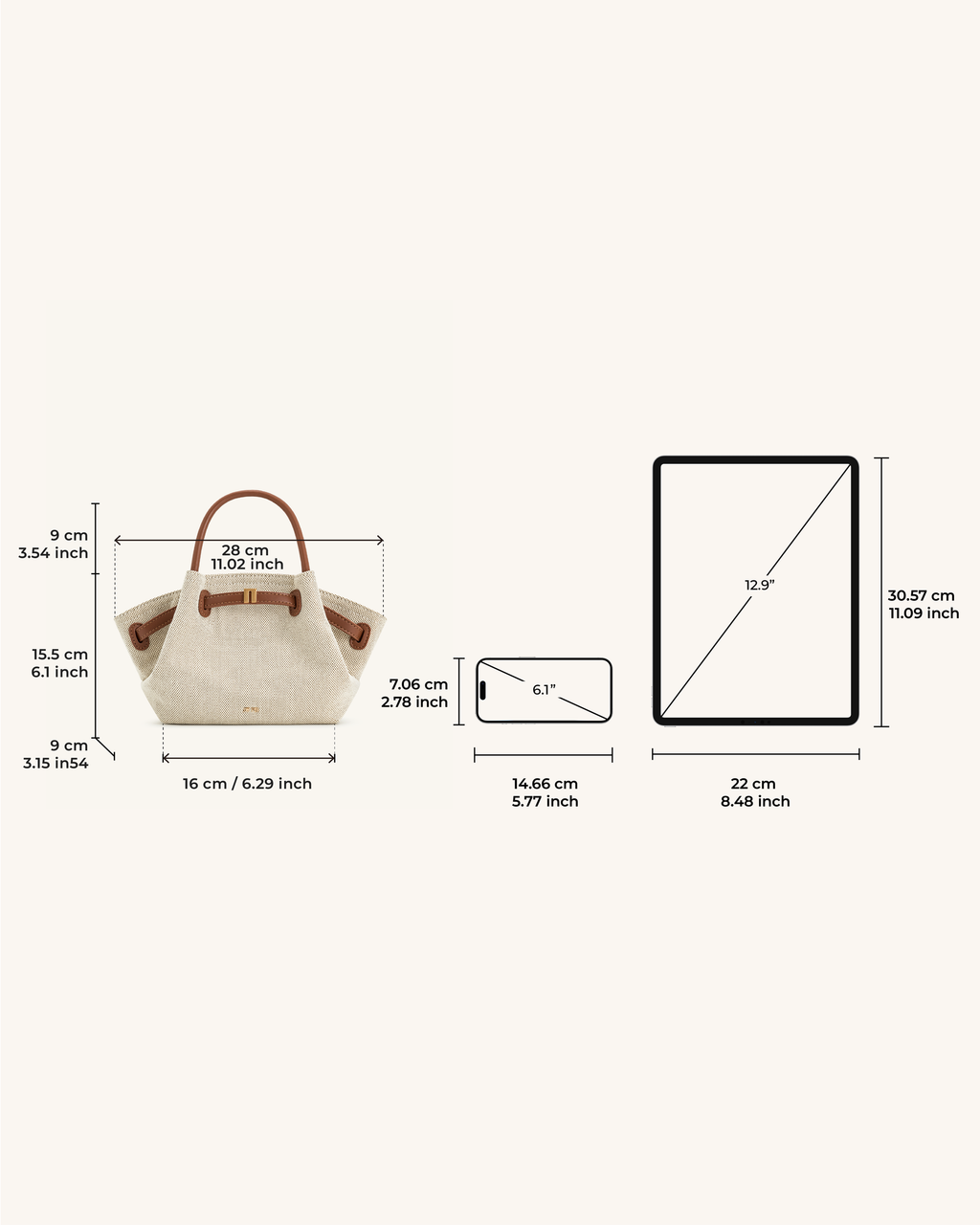 JW P Mini Tote Bag